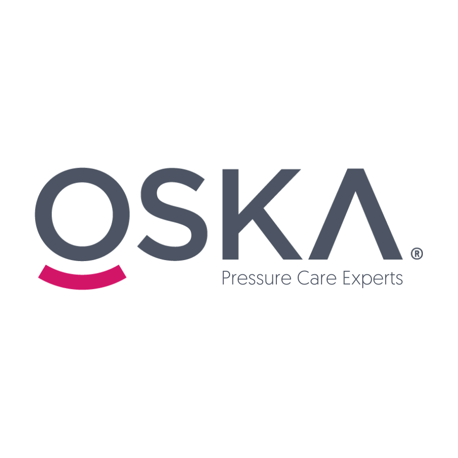 Oska logo with strapline: Pressure care experts
